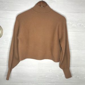 Zara Ribbed Mockneck sweater